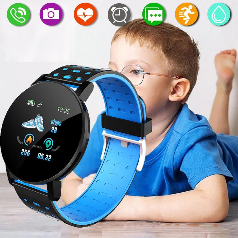 Smartwatch Digital Watches For Kid Boy - เด็กกีฬานาฬิกาสมาร์ท LED นาฬิกาดิจิตอลกันน้ํา Smartwatch เด็ก Heart