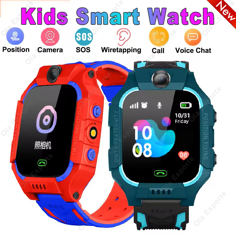Smartwatch Watches Birthday Gift For Girls - สมาร์ทวอทช์เด็ก 2G ใส่ซิมการ์ด นาฬิกาอัจฉริยะสำหรับเด็ก พร้อมระบบติดตาม SOS