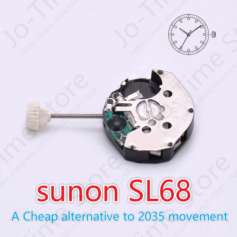 Watch Movement Rotor - Sunon Sl68 นาฬิกาควอตซ์ราคาถูกทางเลือก 2035 อุปกรณ์เสริมการเคลื่อนไหวซ่อมอะไหล่ทดแทนนาฬิกา
