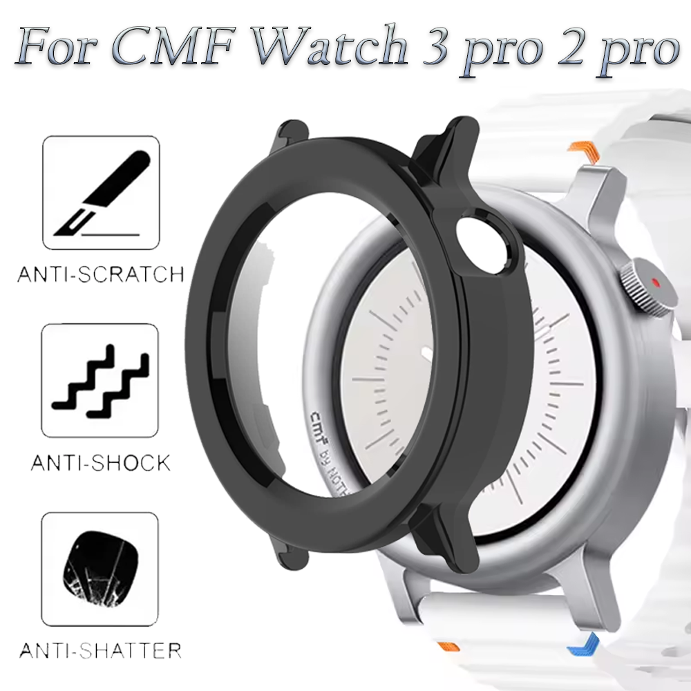 Smartwatch Nothing Watches - เคส HD PC+กระจกกันรอยสำหรับ Nothing CMF Watch
