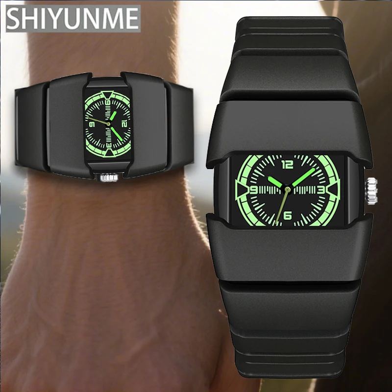 Smartwatch Watches For Women Brands - นาฬิกาแฟชั่น SHIYUNME สุดเท่สำหรับผู้ชาย ดีไซน์ล้ำสมัย รูปทรงเอเลี่ยน กันน้ำ