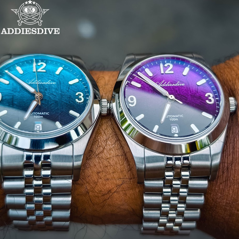 Watch Crown Stem - ADDIESDIVE ใหม่นาฬิกากลไกอัตโนมัติ AD2547 แบรนด์ชั้นนำกระจกแซฟไฟร์นาฬิกาข้อมือผู้ชายส่องสว่าง 100 เมตรกันน้ำนาฬิกาสปอร์ต