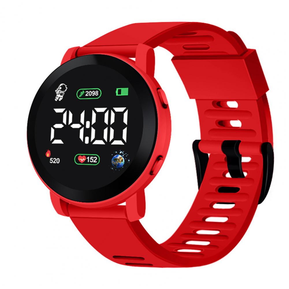 Smartwatch Digital Watches For Kid Boy - นาฬิกาดิจิตอล LED สำหรับเด็ก กันน้ำ แสดงวันที่อัตโนมัติ ปฏิทินรายสัปดาห์