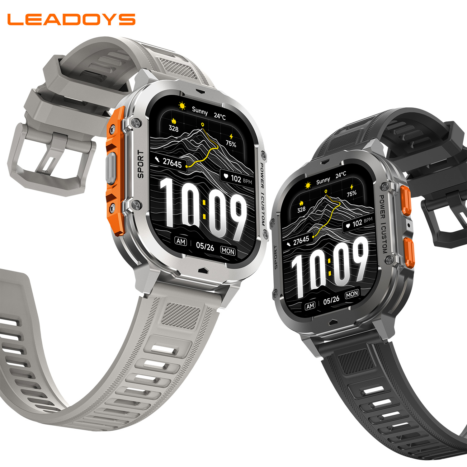 Watch X7 - สินค้าใหม่ LEADOYS X7 สมาร์ทวอทช์ทนทานสำหรับผู้ชาย, ระยะเวลาสแตนด์บาย 100