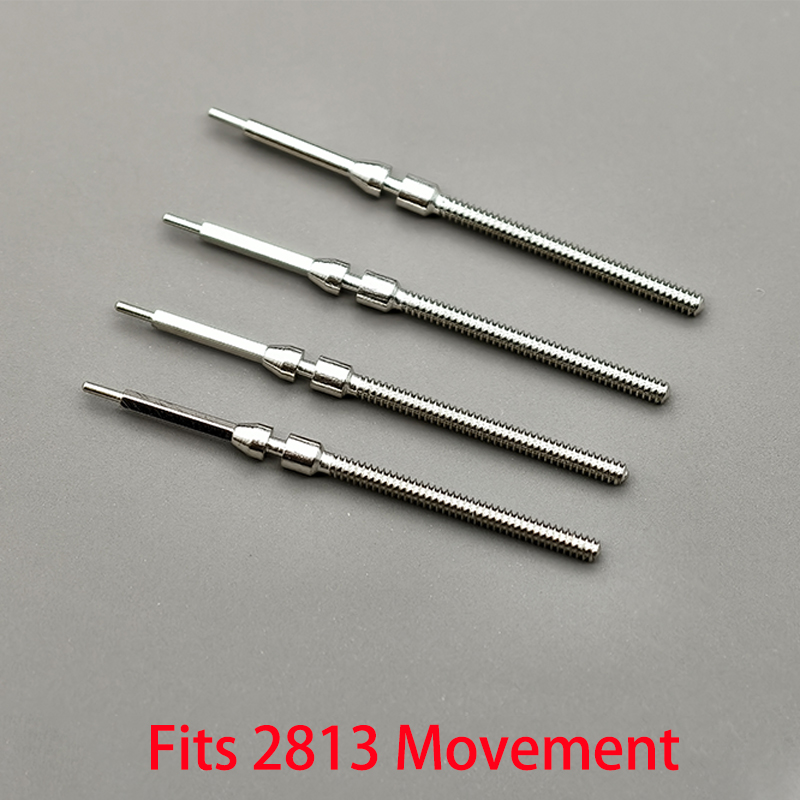 Watch Crown Stem - 2 ชิ้น/4 ชิ้น แกนหมุนนาฬิกาสแตนเลส 2813 ใช้ได้กับแกนหมุนนาฬิกาอัตโนมัติ