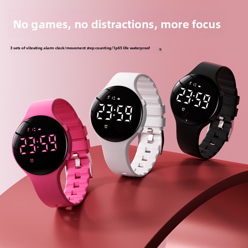 Smartwatch Digital Watches For Women - สมาร์ทแบนด์ LED 2026 สำหรับผู้หญิง ติดตามก้าวเดิน วิ่ง