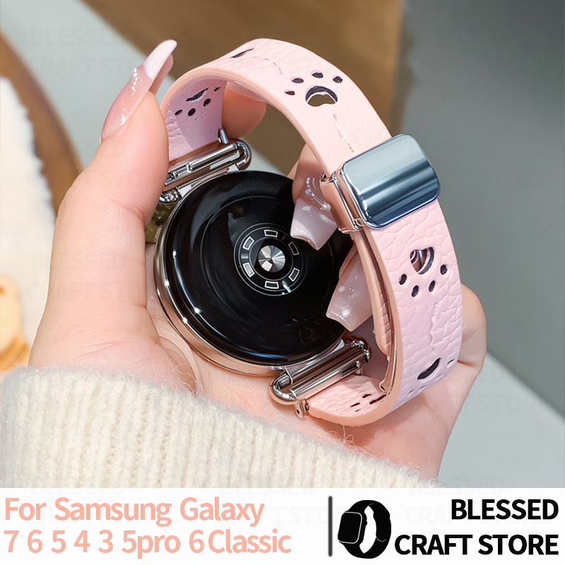 Samsung Galaxy Strap - สายรัดลายอุ้งเท้าแมวแบบโปร่งสำหรับ Samsung Galaxy Watch 7 6