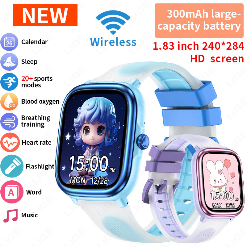 Smartwatch Watches Birthday Gift For Girls - นาฬิกาสมาร์ทวอทช์สำหรับเด็ก สำหรับเด็กผู้หญิงและเด็กผู้ชาย ของขวัญสมาร์ทวอทช์สำหรับเด็กอายุ 4-15 ปี พร้อมฟังก์ชั่นนับก้าว