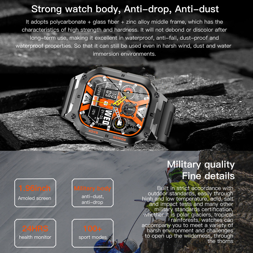 นาฬิกาอัจฉริยะ K61 Pro สำหรับผ - Smartwatch Digital Watches For Women บทวิจารณ์และราคา