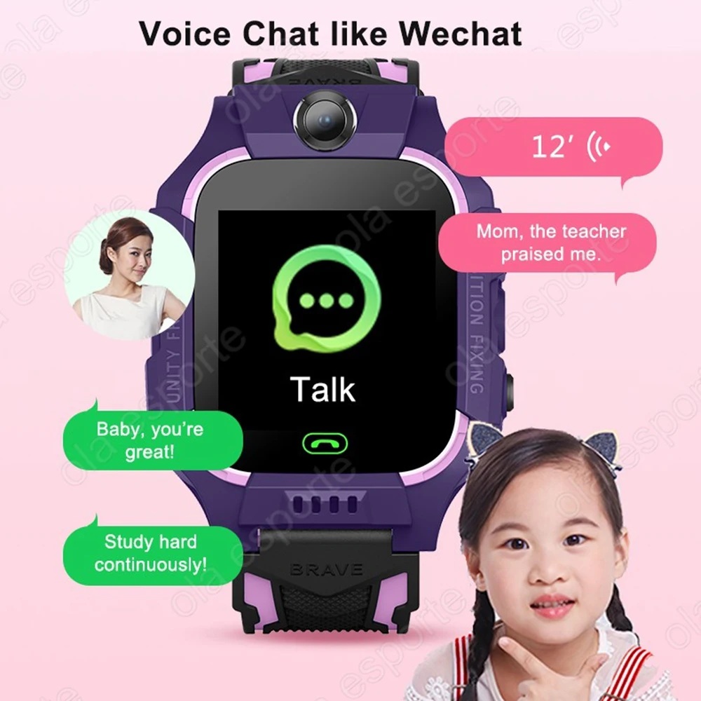 สมาร์ทวอทช์เด็ก 2G ใส่ซิมการ์ด - Smartwatch Watches Birthday Gift For Girls บทวิจารณ์และราคา