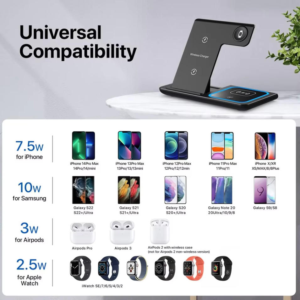 แท่นชาร์จไร้สายแบบเร็ว 3-in-1  - Smartwatch Watch Huawei บทวิจารณ์และราคา