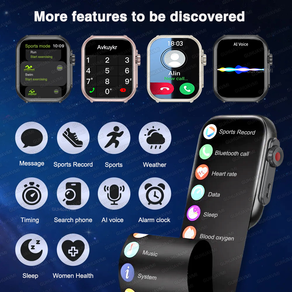 สําหรับ IOS นาฬิกา Ultra 2 SE  - Smartwatch Watches For Women Brands บทวิจารณ์และราคา
