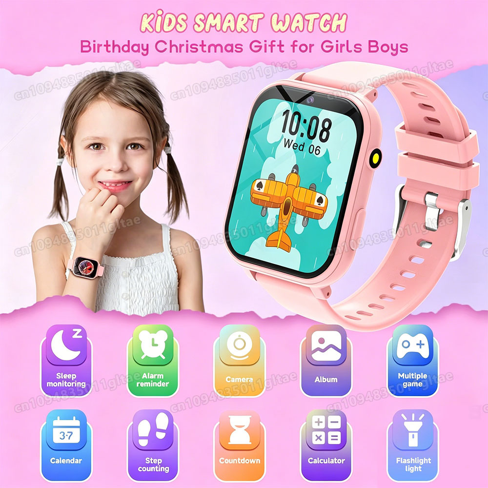 สมาร์ทวอทช์สำหรับเด็กใหม่ กล้อ - Smartwatch Watches Birthday Gift For Girls บทวิจารณ์และราคา