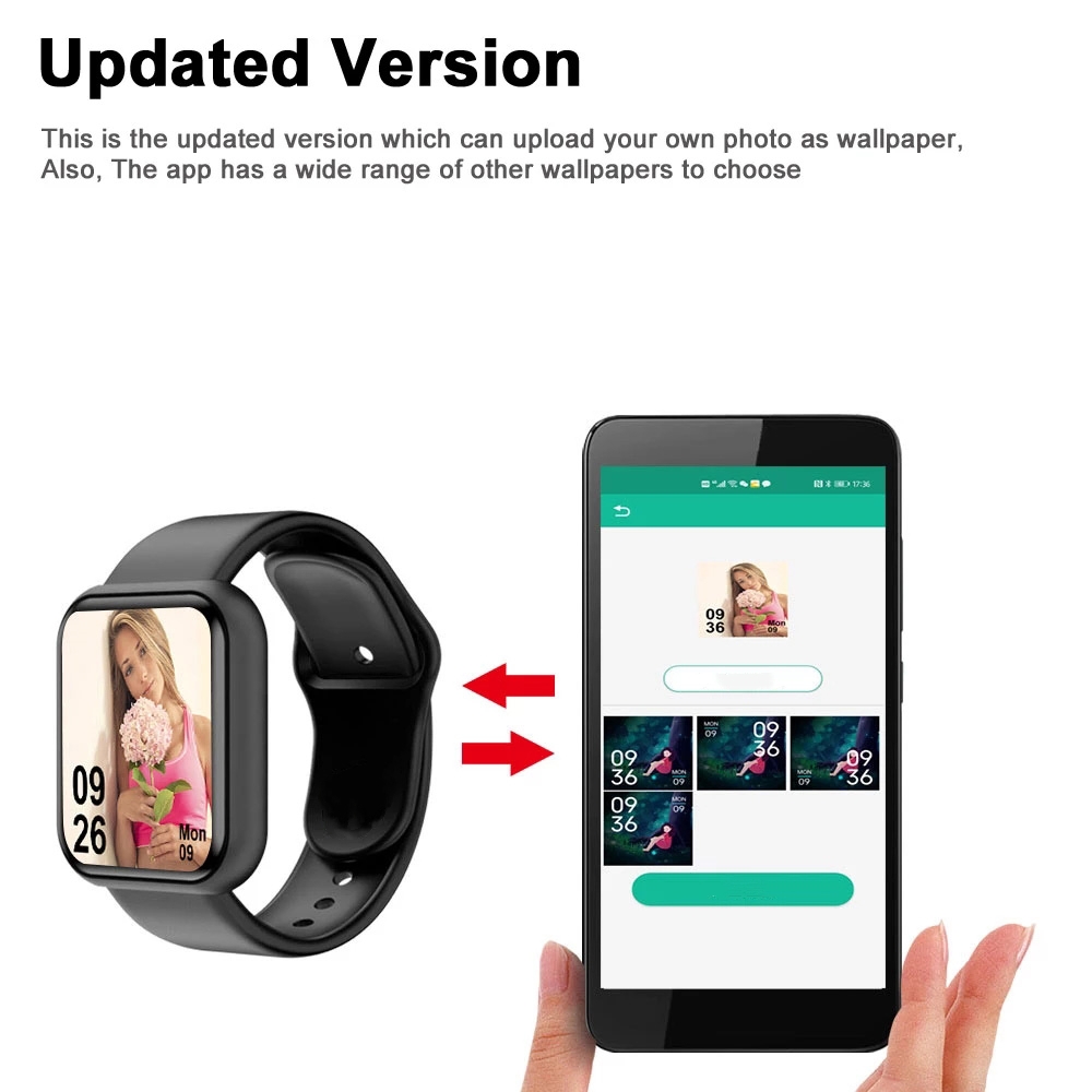 สมาร์ทวอท์ชสําหรับผู้ชายผู้หญิ - Smartwatch Digital Watches For Women บทวิจารณ์และราคา