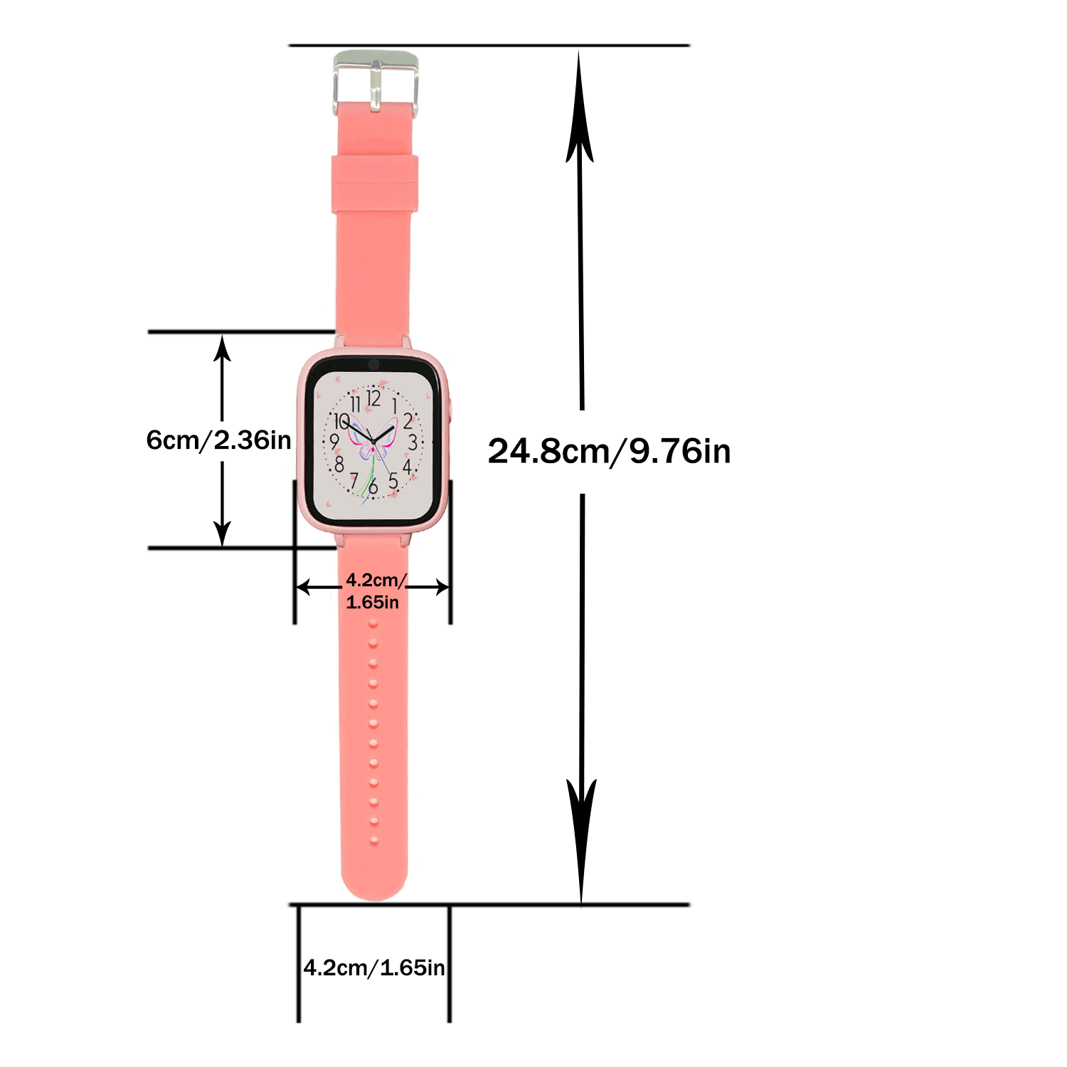 นาฬิกาเด็กของขวัญวันเกิดเด็กสา - Smartwatch Watches Birthday Gift For Girls บทวิจารณ์และราคา