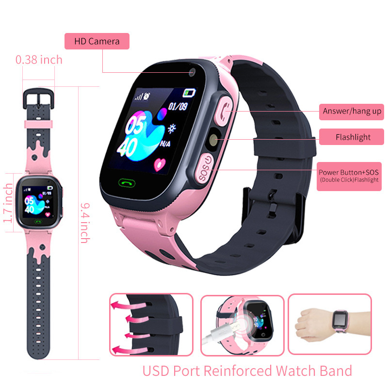 เด็กดูสมาร์ทนาฬิกาอัจฉริยะกันน - Smartwatch Watches Boys บทวิจารณ์และราคา