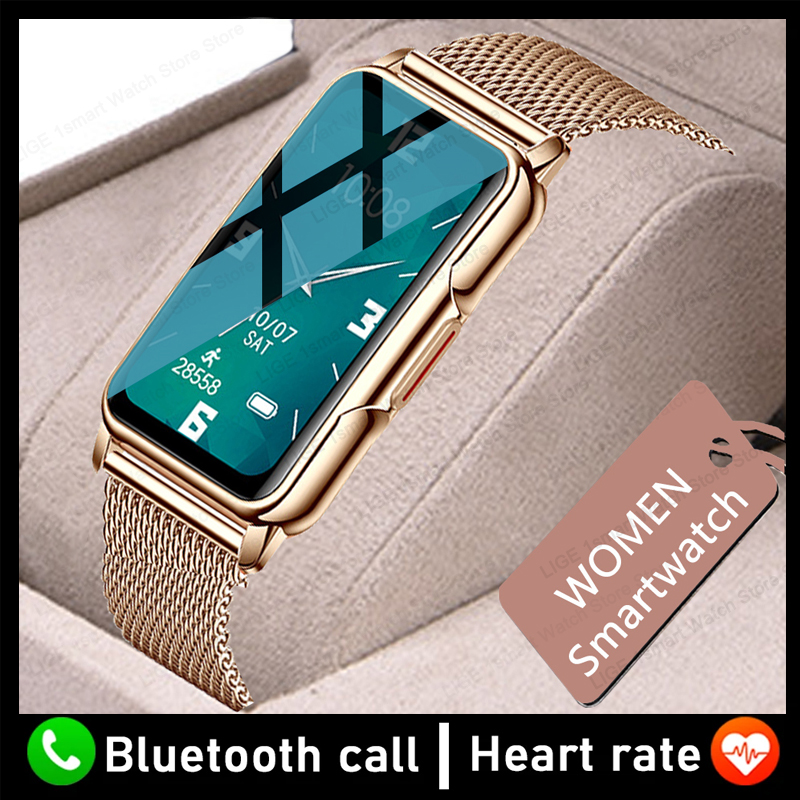 Lige นาฬิกากันน้ำสำหรับกีฬาตรว - Smartwatch Watches For Women Brands บทวิจารณ์และราคา