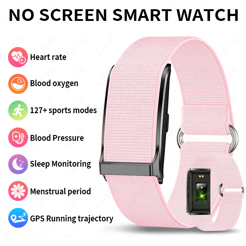 LIGE สมาร์ทวอท์ชผู้ชายผู้หญิงฟ - Smartwatch Digital Watches For Women บทวิจารณ์และราคา