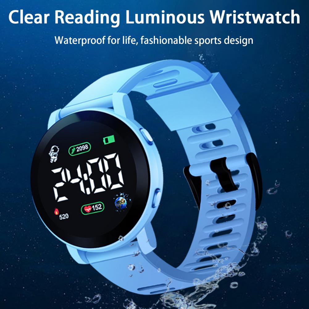 นาฬิกาดิจิตอล LED สำหรับเด็ก ก - Smartwatch Digital Watches For Kid Boy บทวิจารณ์และราคา
