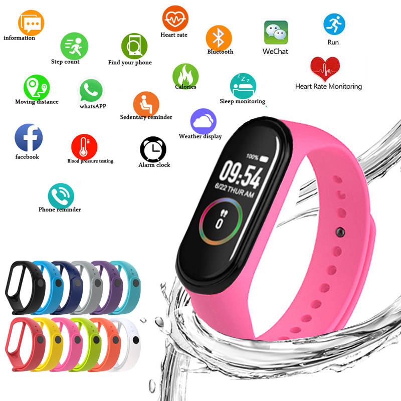 M4นาฬิกาสมาร์ทกีฬาสายรัดข้อมือ - Smartwatch Watches For Women Brands บทวิจารณ์และราคา