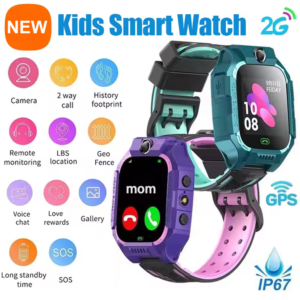 นาฬิกาอัจฉริยะสำหรับเด็ก 2G โท - Smartwatch Watches Birthday Gift For Girls บทวิจารณ์และราคา