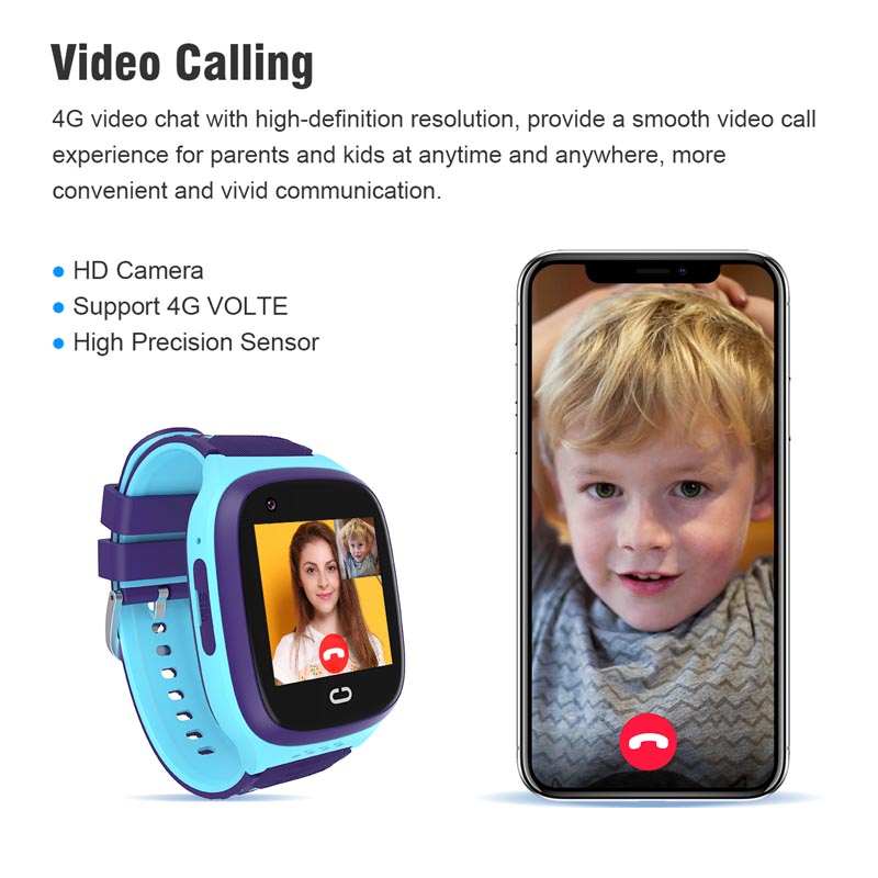 โทรศัพท์นาฬิกา Android 4G GPS  - Smartwatch Watches Boys บทวิจารณ์และราคา