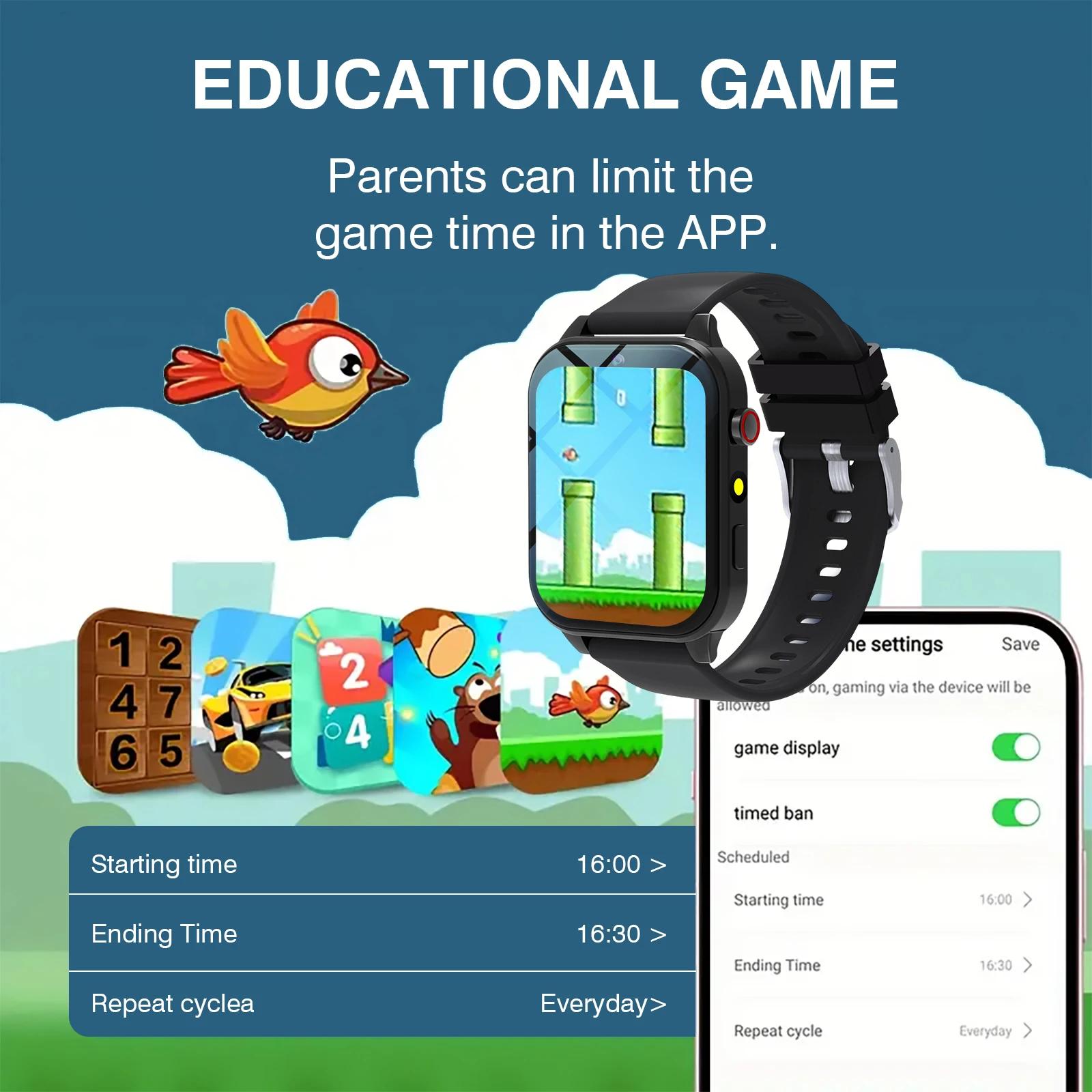 นาฬิกาอัจฉริยะสำหรับเด็ก 18 เก - Smartwatch Digital Watches For Kid Boy บทวิจารณ์และราคา