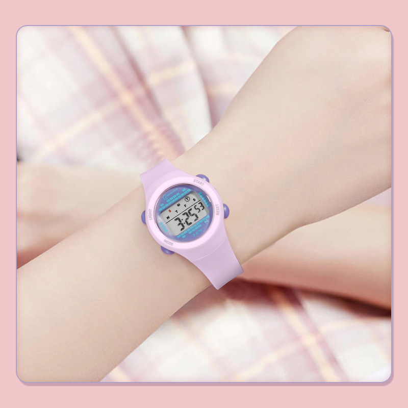 นาฬิกานักศึกษาชายกลางน่ารักสีช - Smartwatch Digital Watches For Kid Boy บทวิจารณ์และราคา
