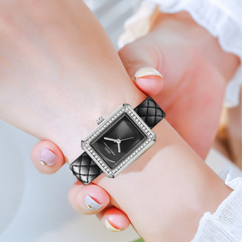 นาฬิกาข้อมือผู้หญิงแฟชั่นหนังแ - Luxury Ceramic Watch บทวิจารณ์และราคา