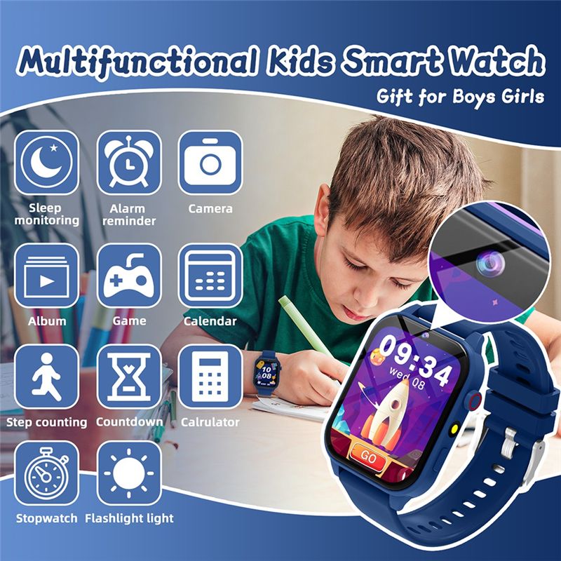 BNVN-นาฬิกาอัจฉริยะสำหรับเด็ก  - Smartwatch Watches Birthday Gift For Girls บทวิจารณ์และราคา