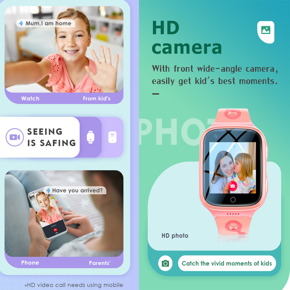 ขายใหญ่ 1000mAh เด็กสมาร์ทนาฬิ - Smartwatch Watches For Kids Sale บทวิจารณ์และราคา