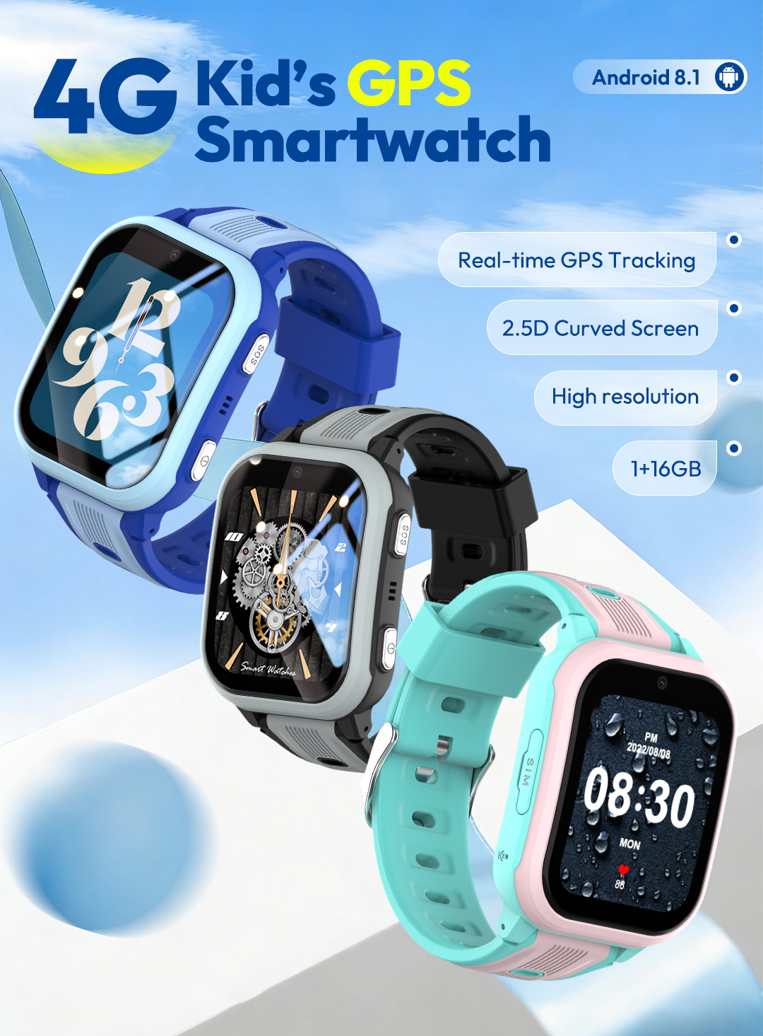 KT41 สมาร์ทวอทช์ - นาฬิกาโทรศั - Smartwatch Watches Boys บทวิจารณ์และราคา