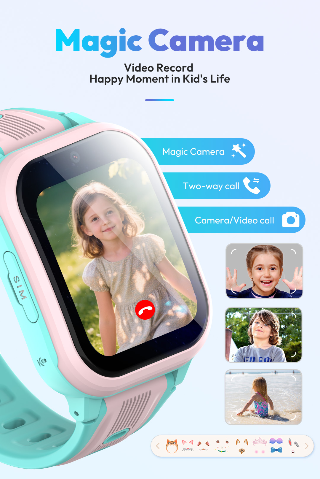 KT41 สมาร์ทวอทช์ - นาฬิกาโทรศั - Smartwatch Watches Boys บทวิจารณ์และราคา