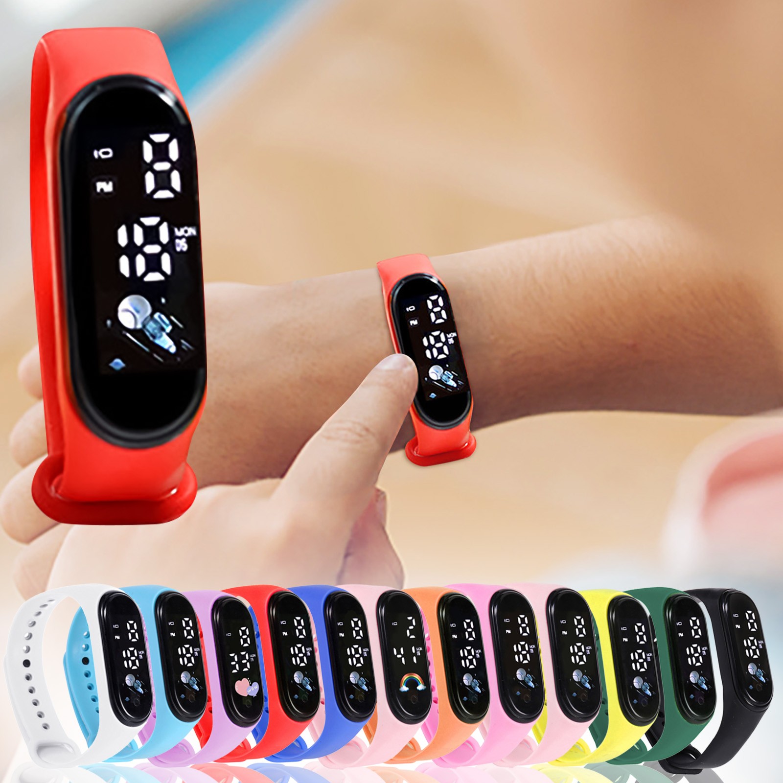 นาฬิกาข้อมือเด็ก ของขวัญวันเกิ - Smartwatch Digital Watches For Kid Boy บทวิจารณ์และราคา